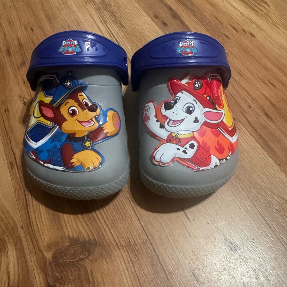 CROCS Kids Grey and Blue Paw Patrol